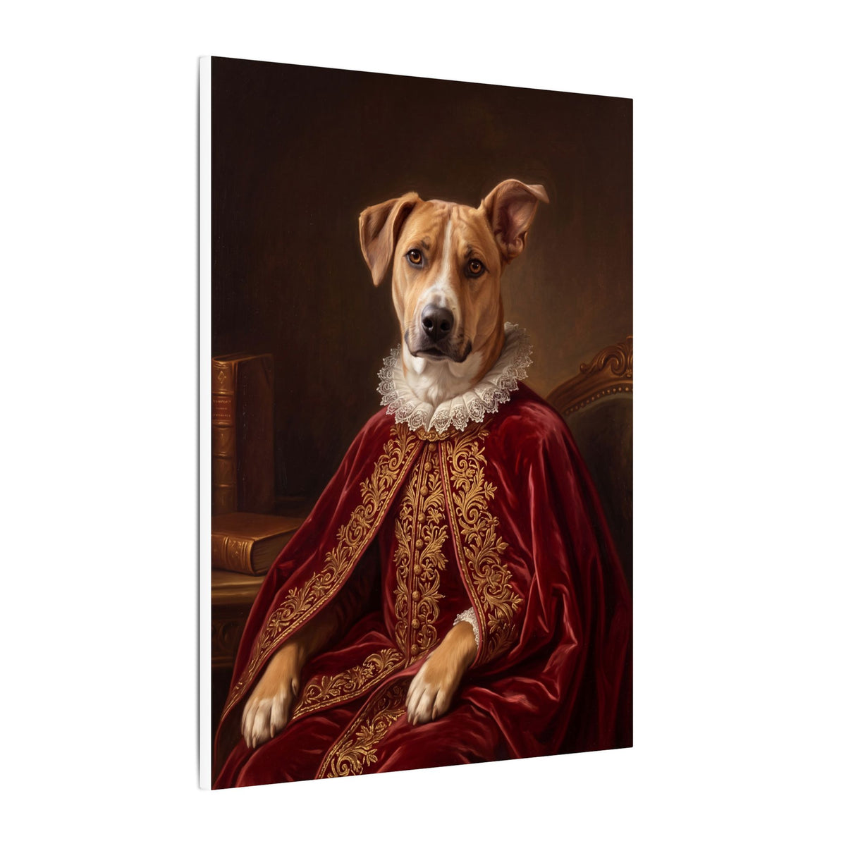 Royal Pet Portrait Canvas From Your Photo