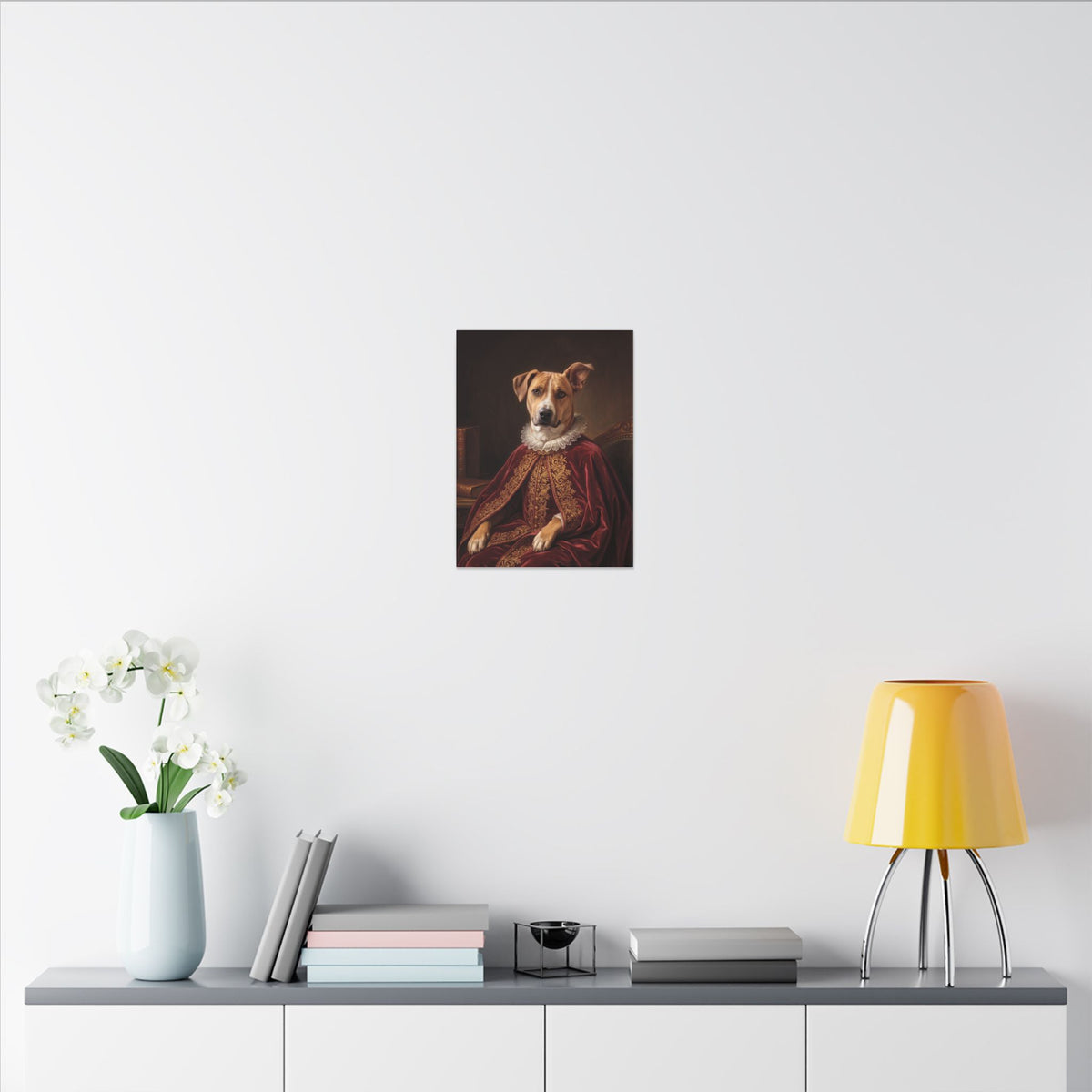Royal Pet Portrait Canvas From Your Photo