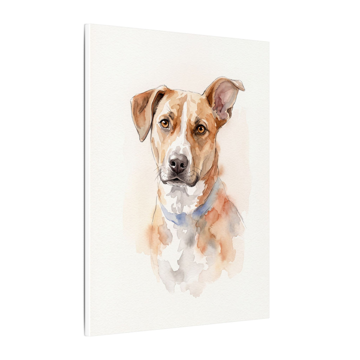 Watercolor Pet Portrait Canvas From Your Photo
